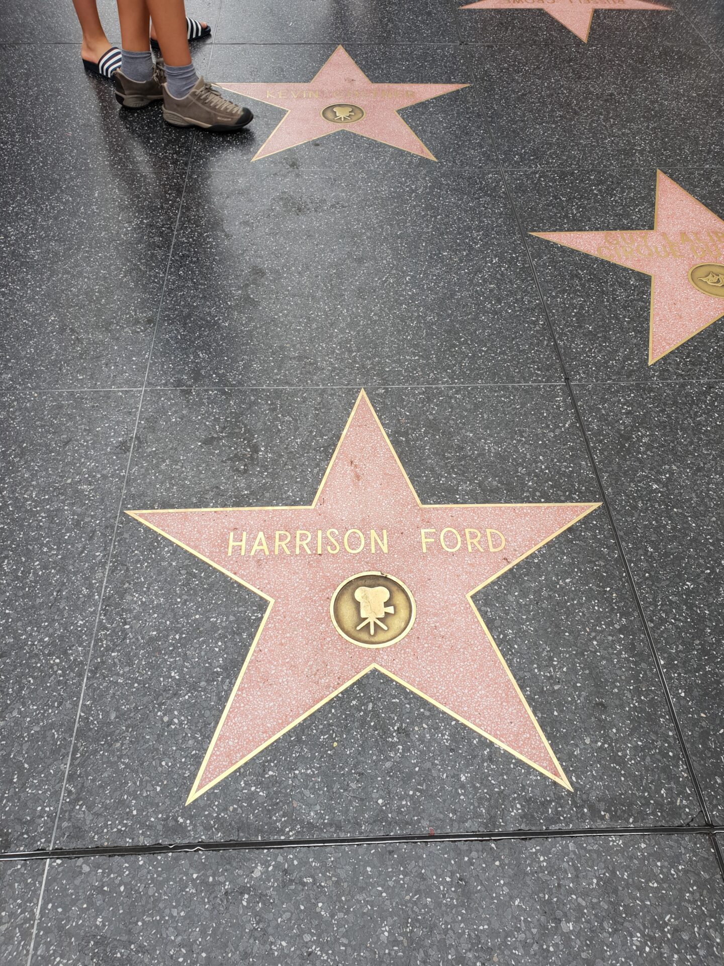 A star on the hollywood walk of fame.